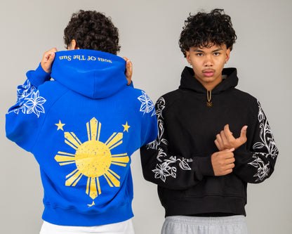 "Rooted" Filipino hoodie-Black
