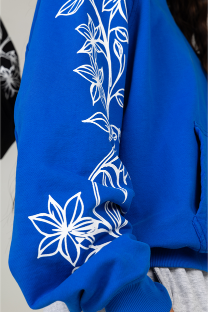 "ROOTED" Filipino hoodie- Blue