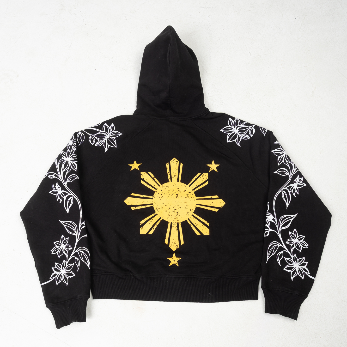 "Rooted" Filipino hoodie-Black