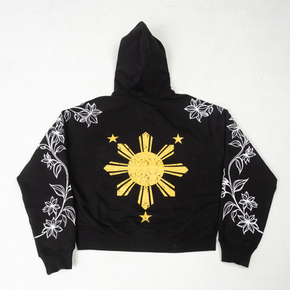"Rooted" Filipino hoodie-Black
