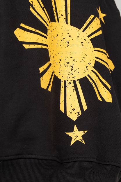 "Rooted" Filipino hoodie-Black